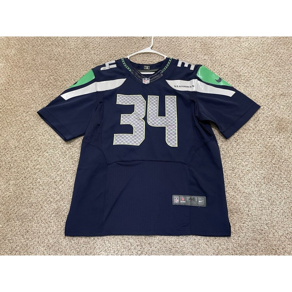 Seattle Seahawks Rawls #34 Nike Jersey Men's Size 48/XL STITCHED